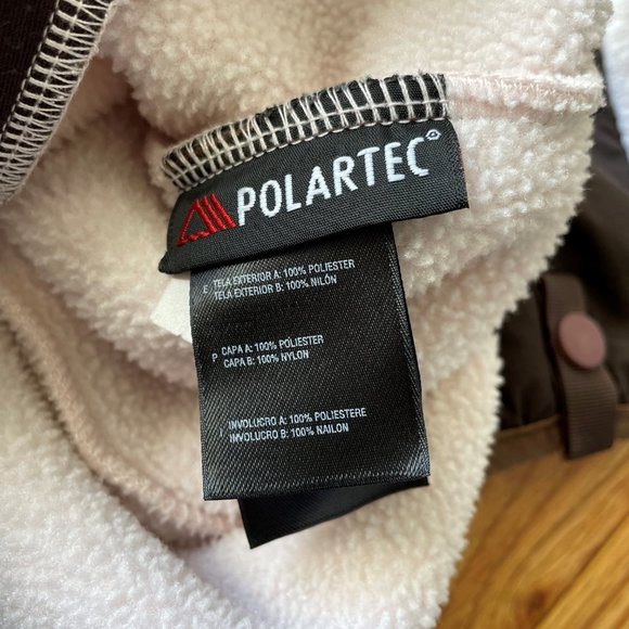 The North Face Light Pink and Brown Denali Fleece Size Medium - Picture 6 of 6